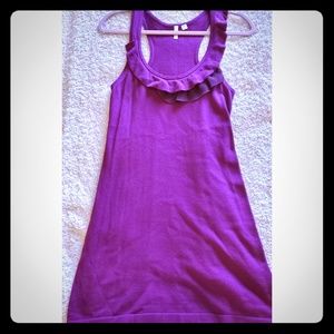 Frenchi Plum Racerback Dress